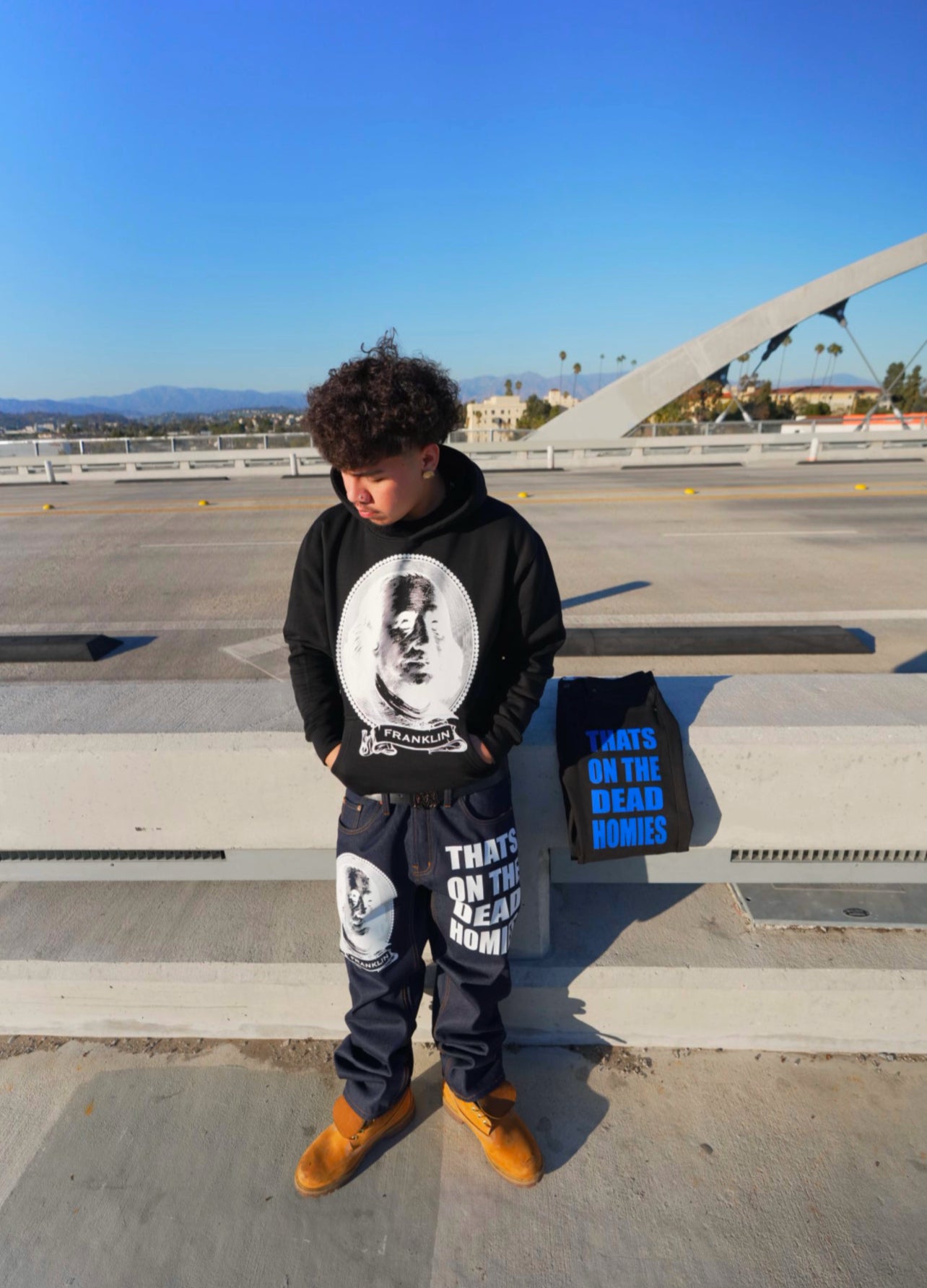 FRANKLIN - DEAD HOMIES Hoodie Sweater - Black