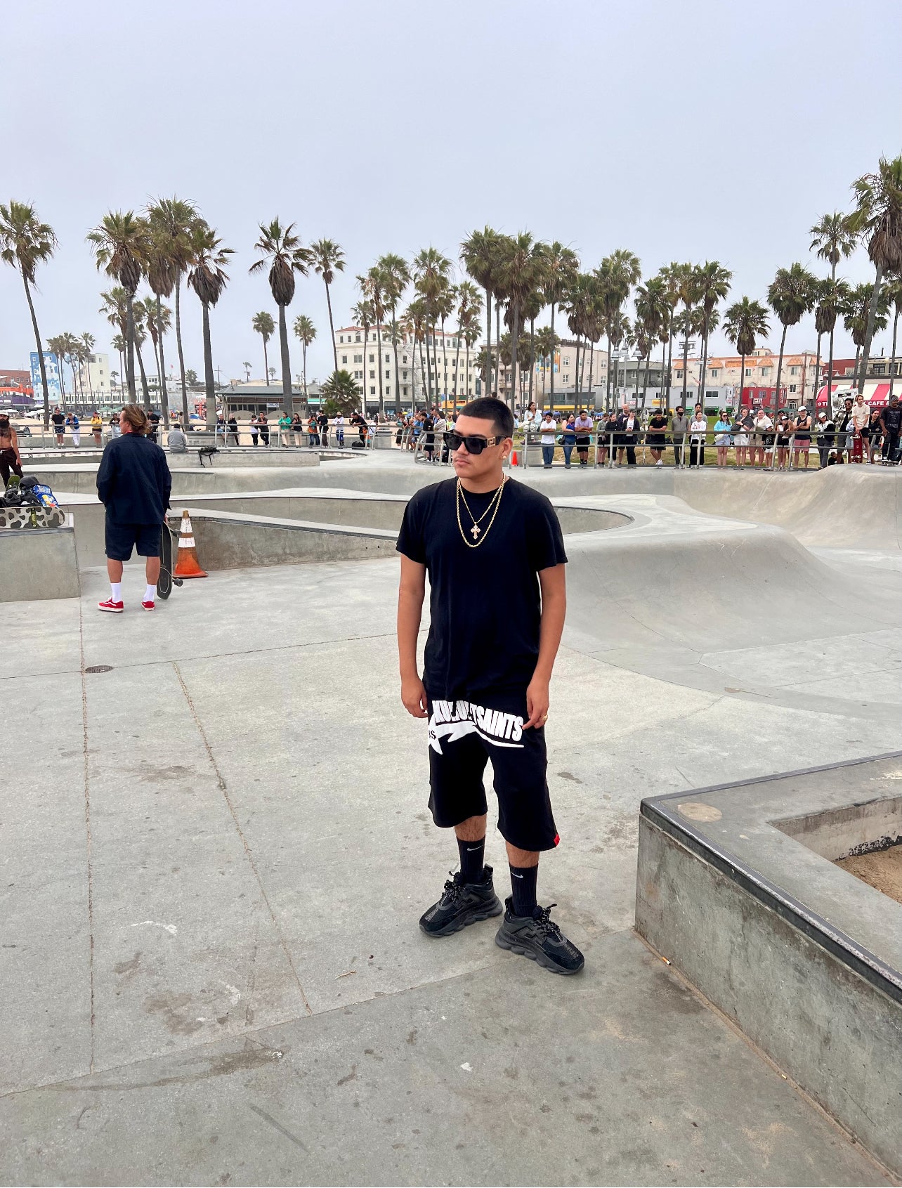 KURUPT $AINTS SWEAT SHORTS - BLACK