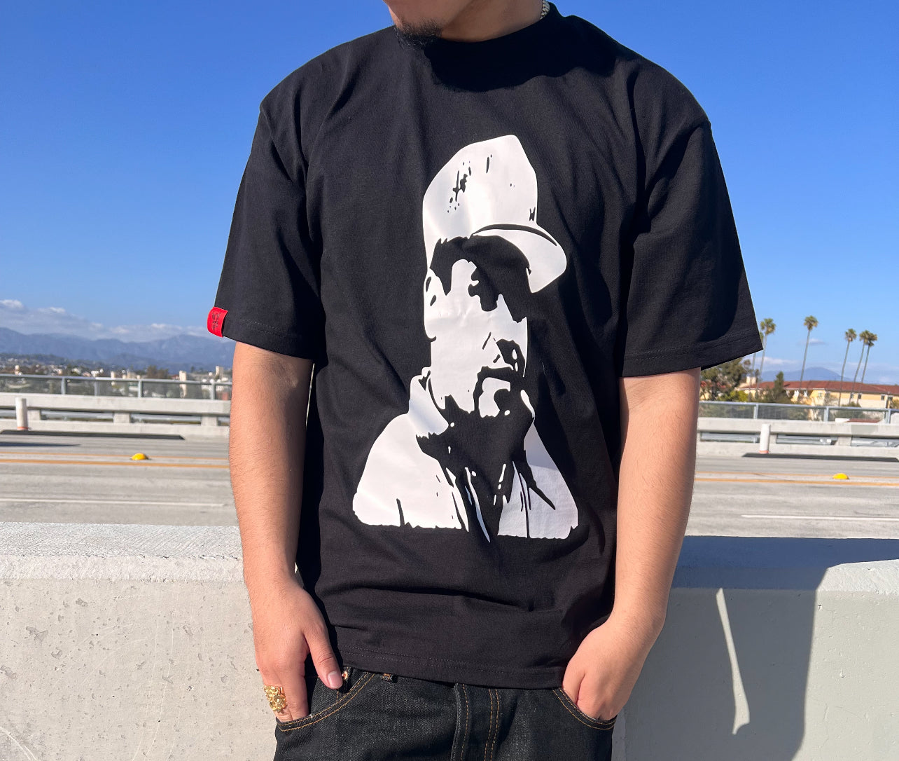 El Chapo Loose Fit T-Shirt - BLACK