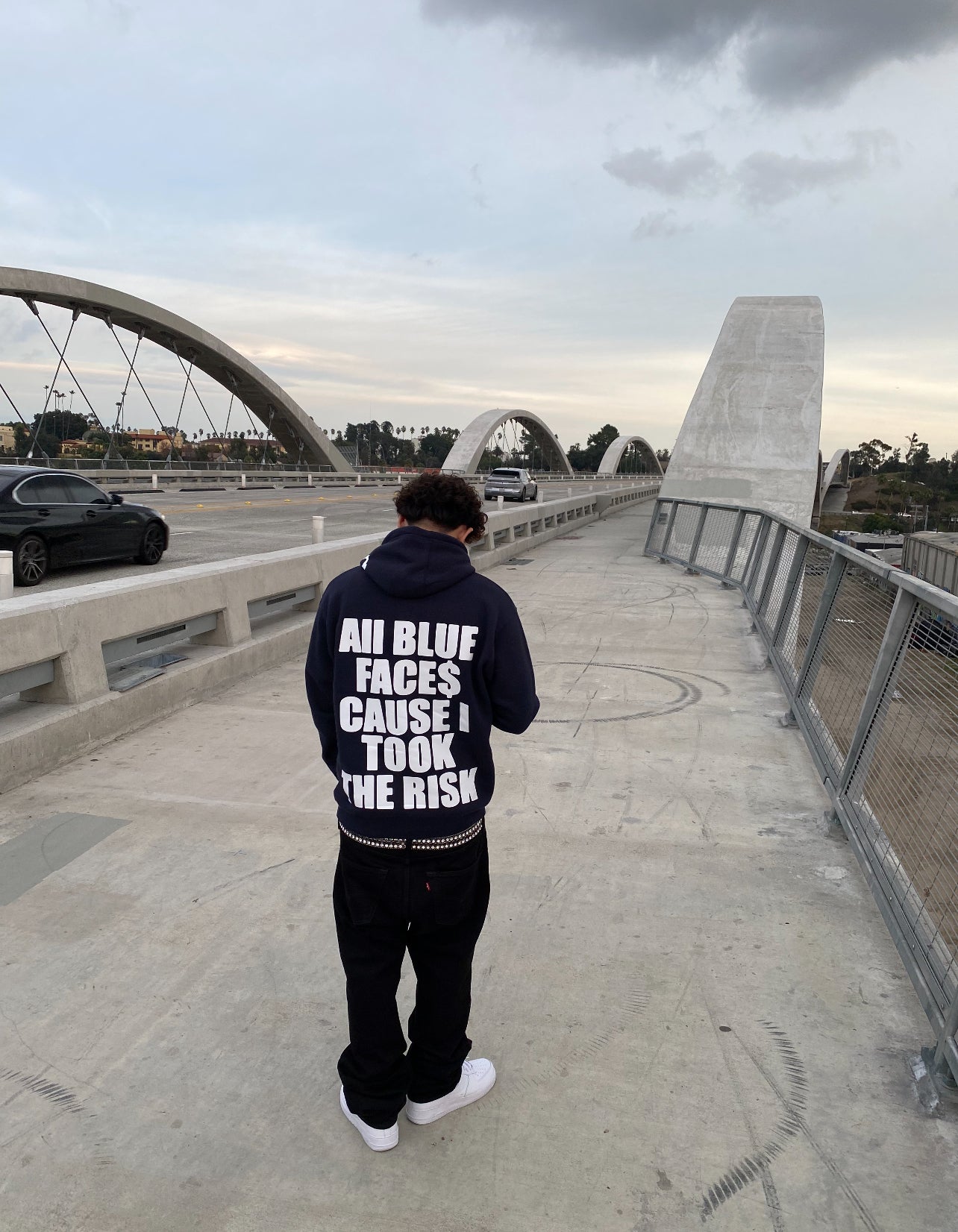 ALL BLUE FACE$ Hoodie Sweater
