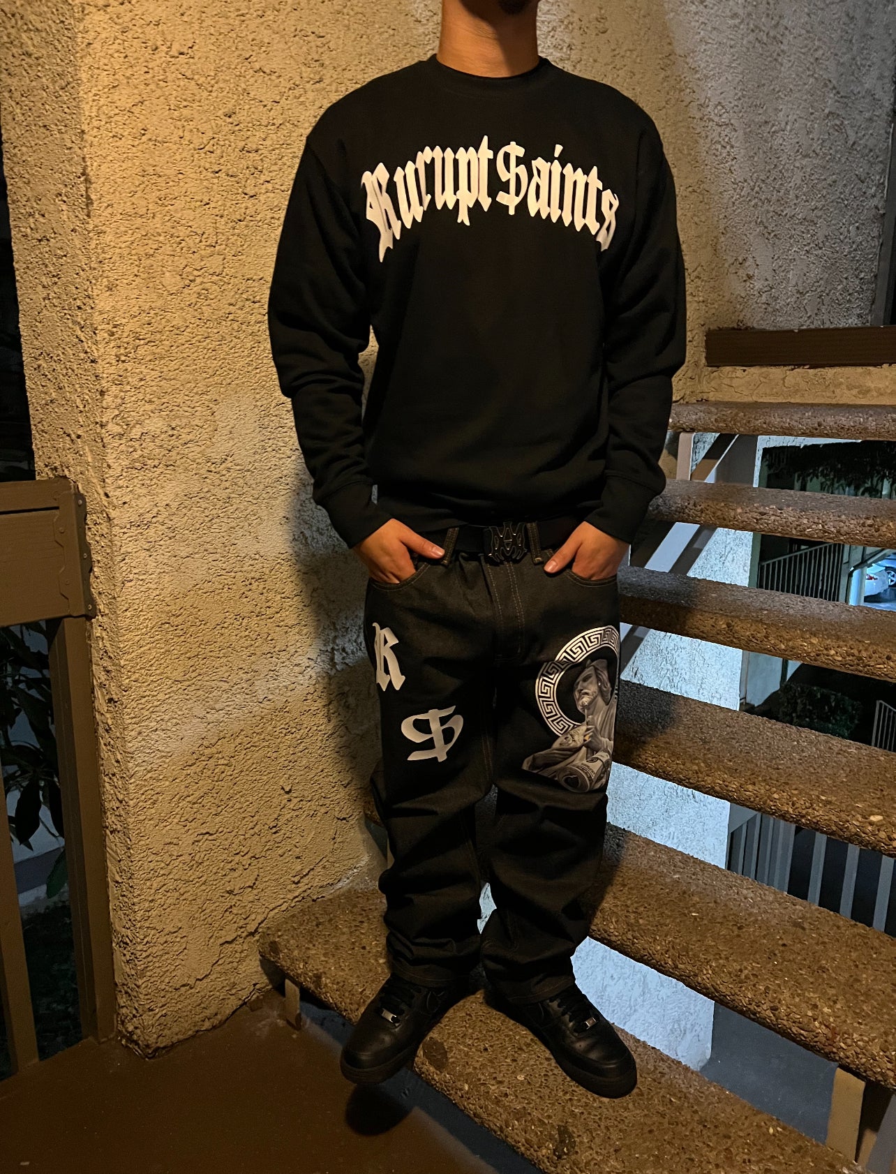 "18K SAN JUDAS" Crewneck Sweater