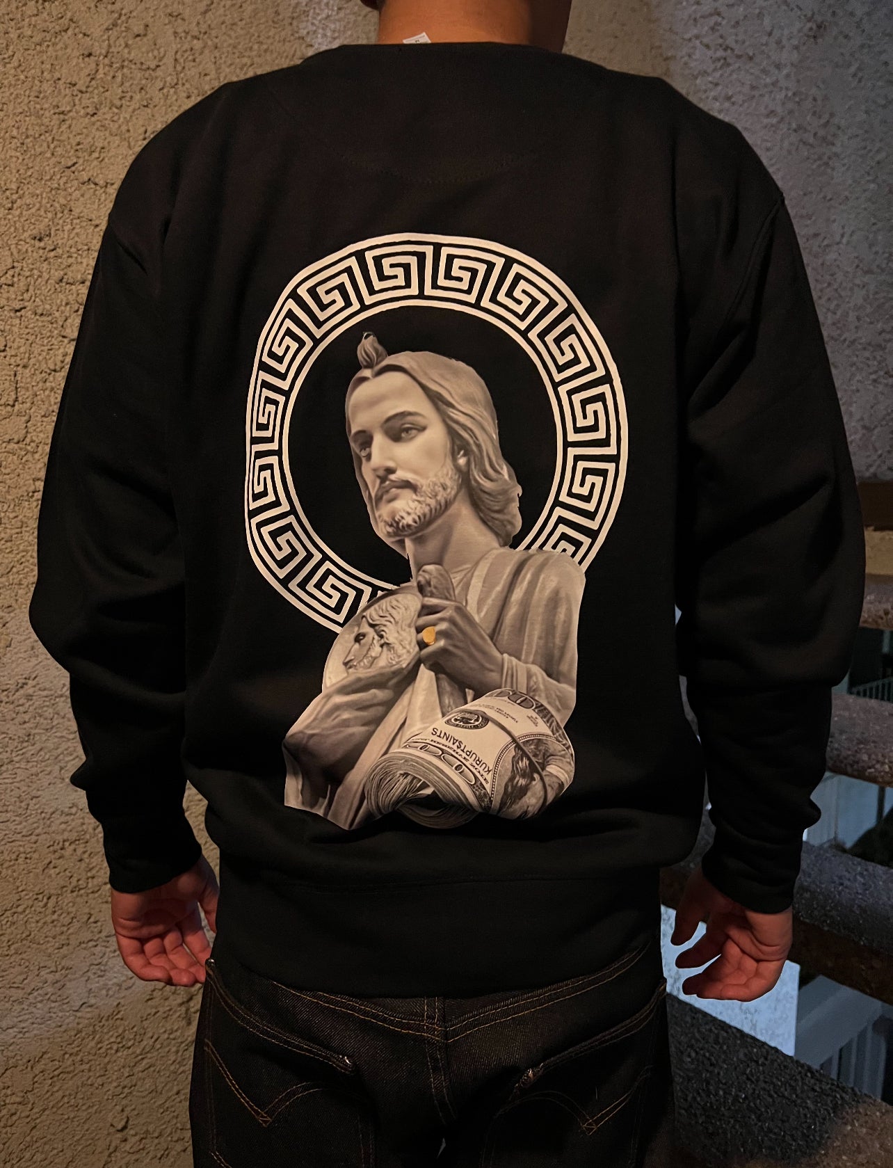 "18K SAN JUDAS" Crewneck Sweater