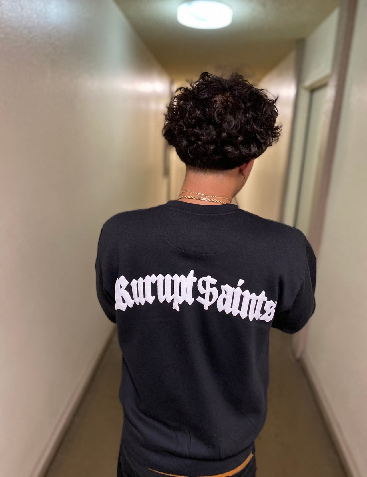 EL CHAPO CREWNECK SWEATER - BLACK