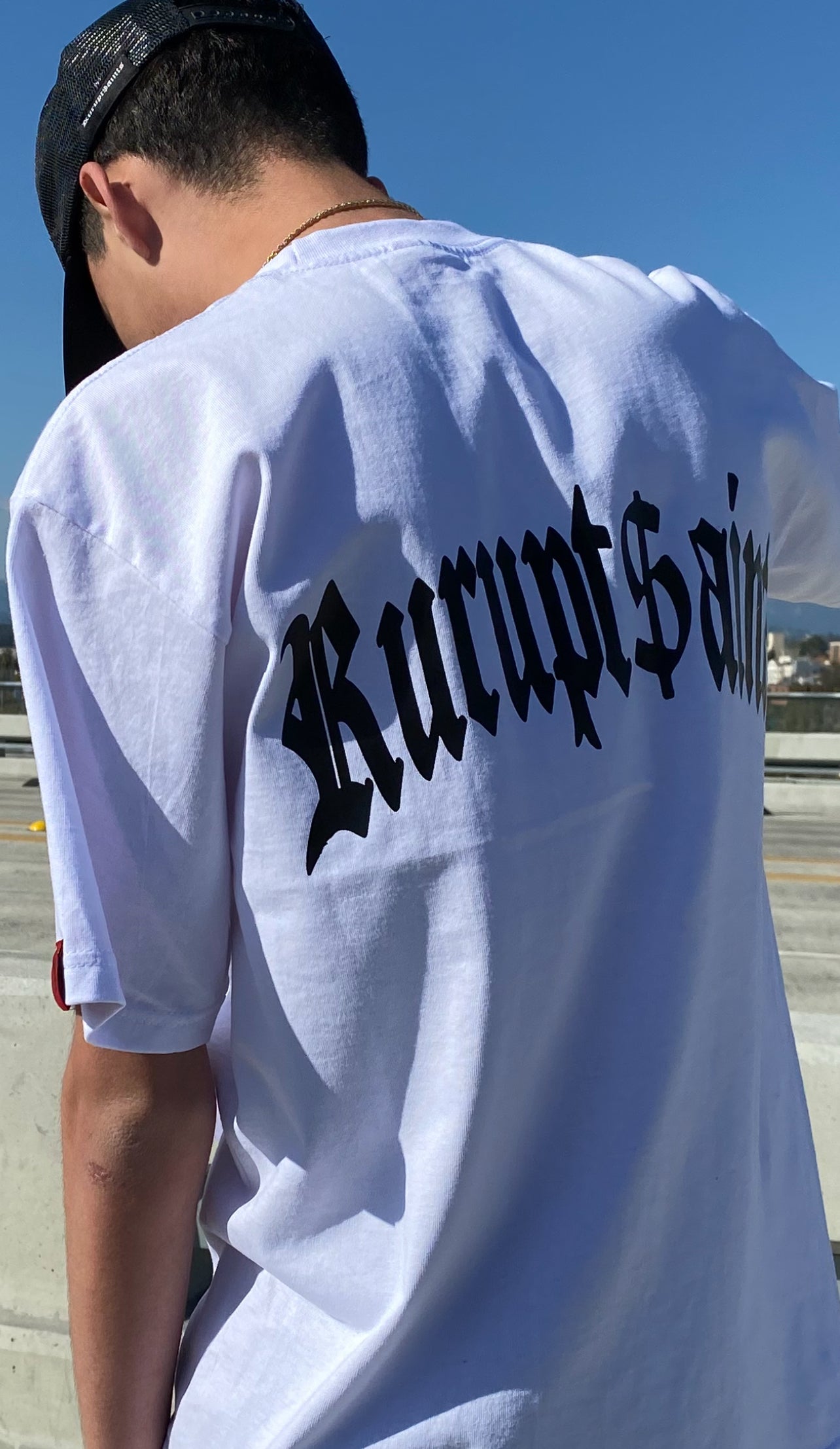 MALVERDE" Loose Fit T-Shirt - WHITE