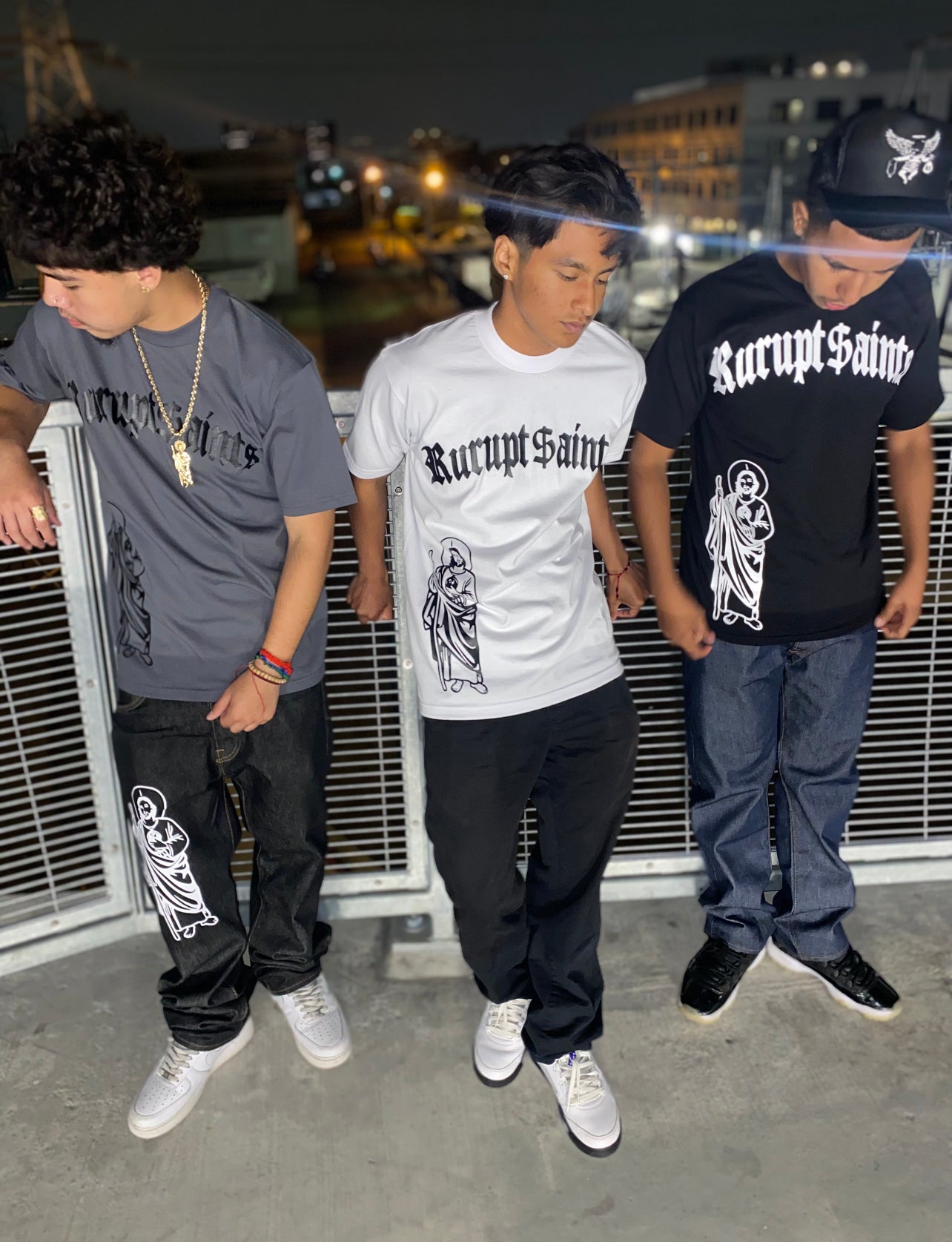 SAN JUDAS Loose-Fit T-Shirt - BLACK