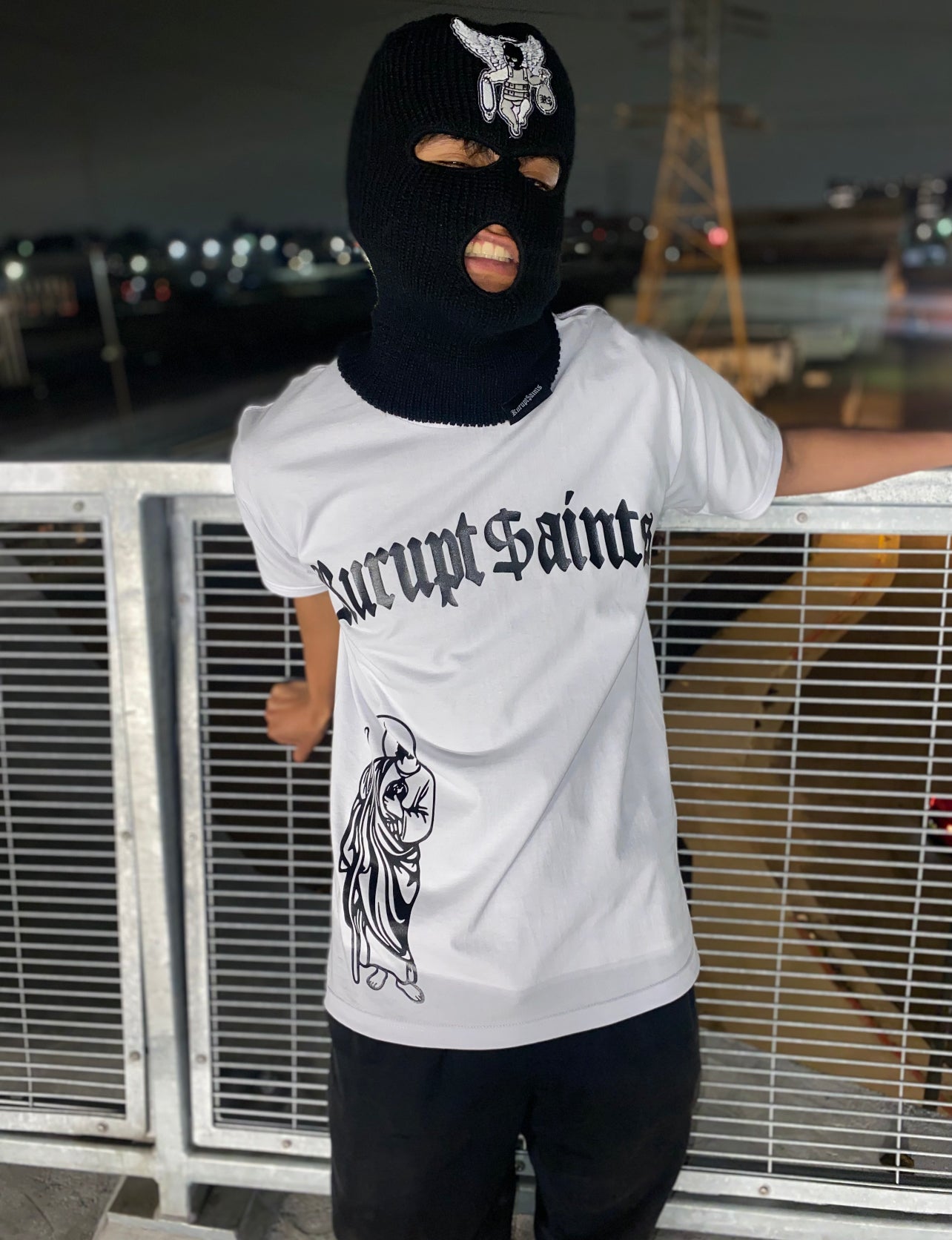 SAN JUDAS Loose Fit T-Shirt - WHITE