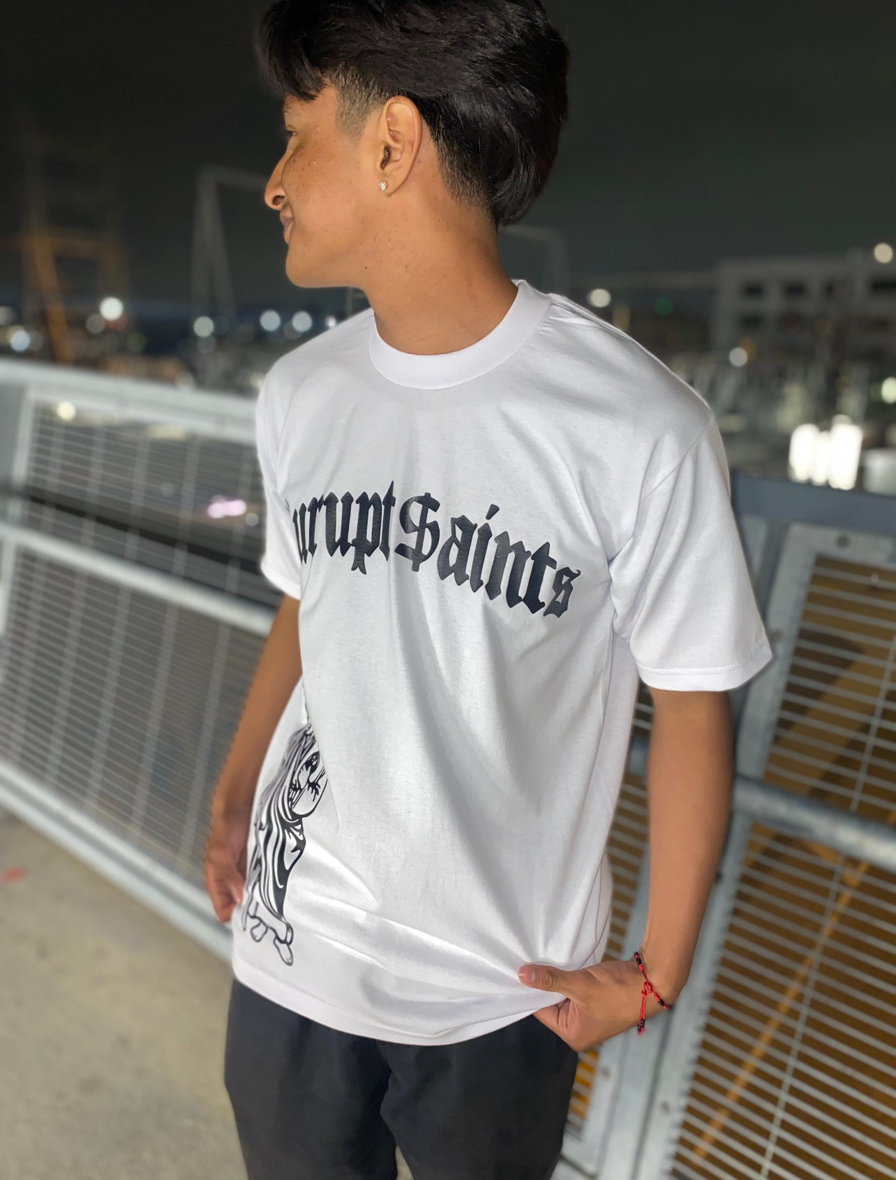SAN JUDAS Loose Fit T-Shirt - WHITE