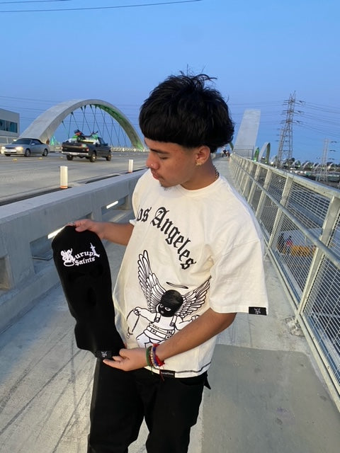 K$ Embroidered Ski Mask