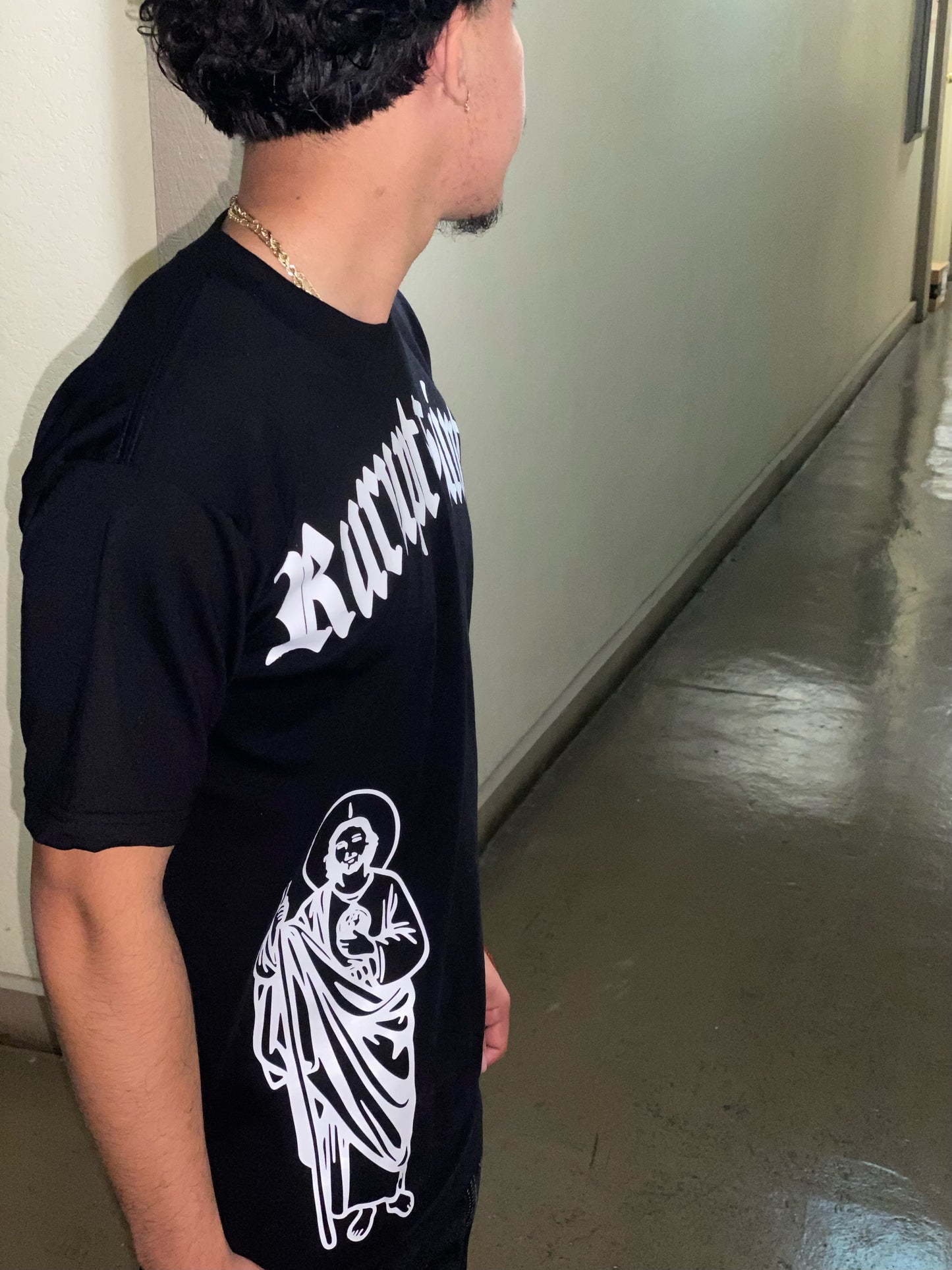 SAN JUDAS "DESIGNER" Inspired Heavyweight Streetwear T-Shirt - BLACK