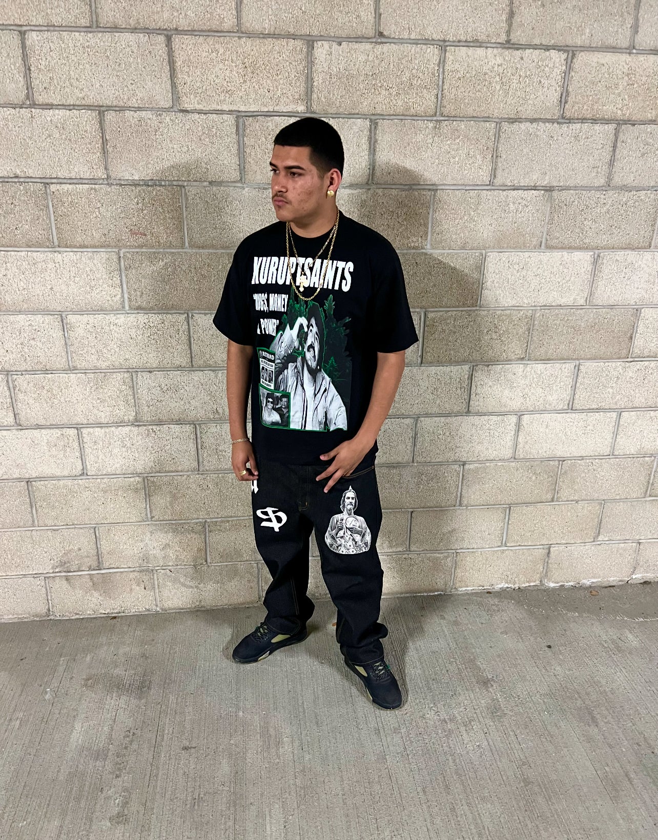 EL REY DE LA VERDE - Loose Fit T-Shirt - BLACK